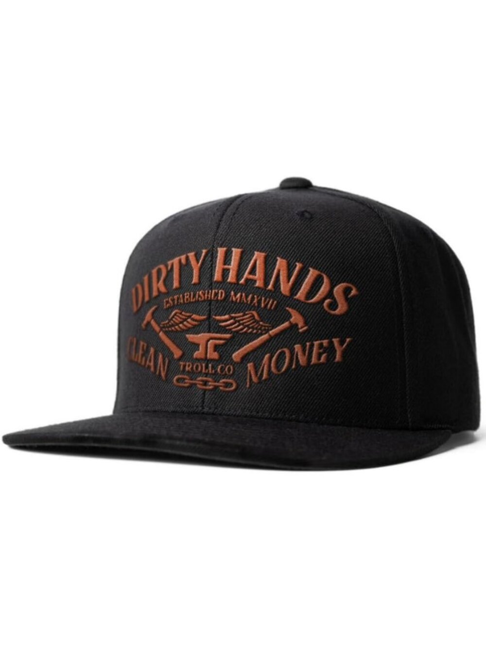 Stylish Snapback Cap for Men - Curved Brim, Adjustable Fit, Workwear Hat
